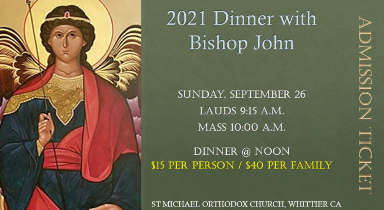 Dinner with Bishop John
