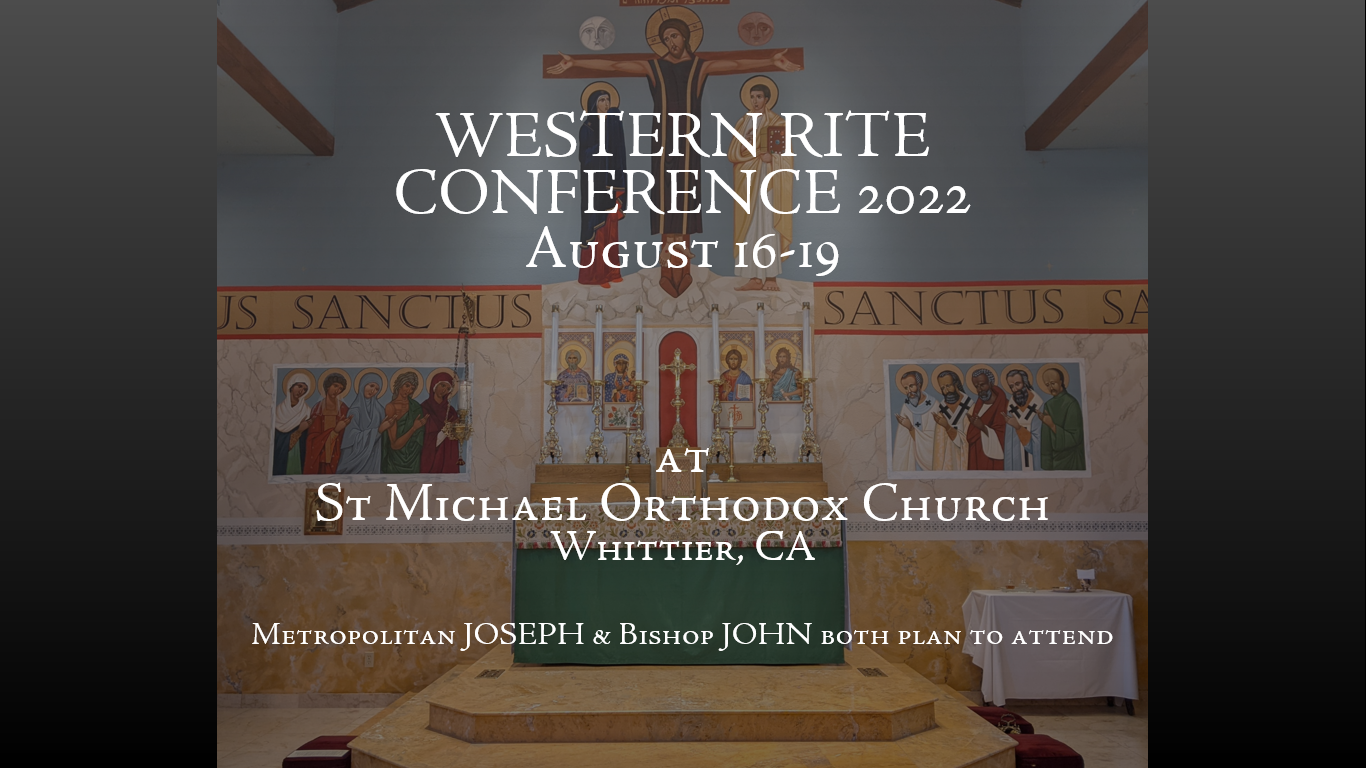 St Michael to Host Western Rite Conference